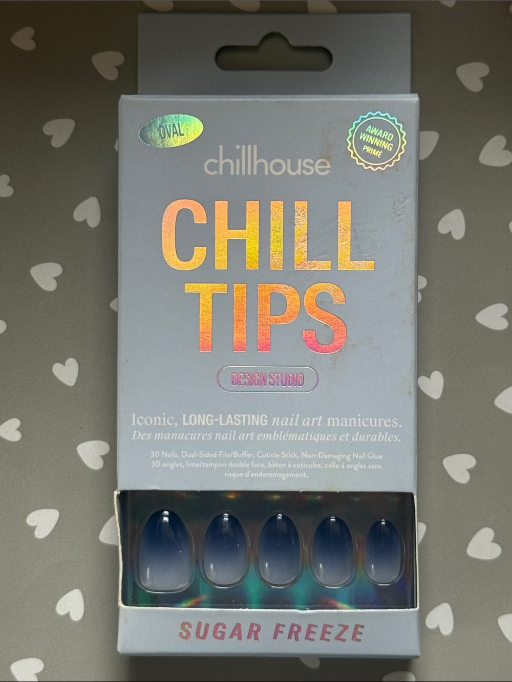Chillhouse Chill Tips Press On Nails in Oval Sugar Freeze